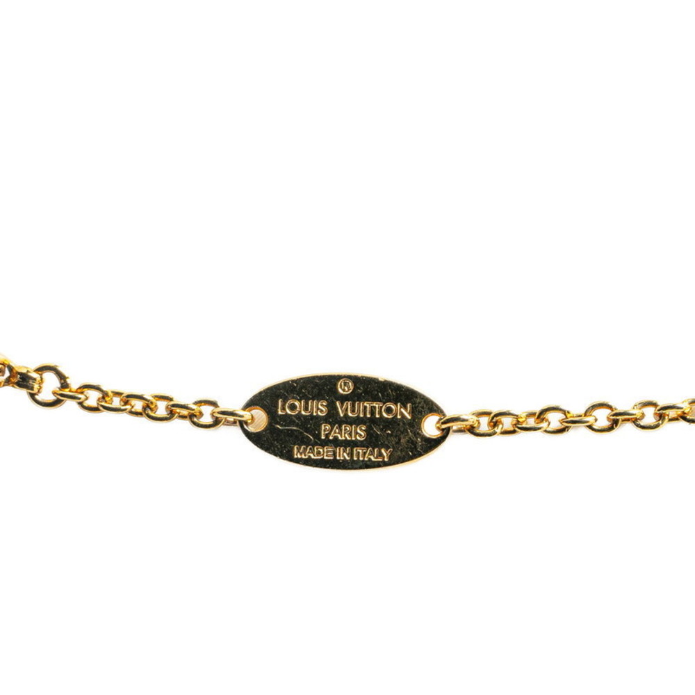 Louis Vuitton Louis Vuitton Monogram Necklace M80259 Gold Metal Necklace M80259 - Picture 3 of 6